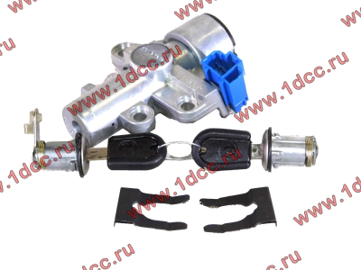 Замок зажигания с личинками дверей DF DONG FENG (ДОНГ ФЕНГ) 3704110-C0100 для самосвала фото 1 Таганрог