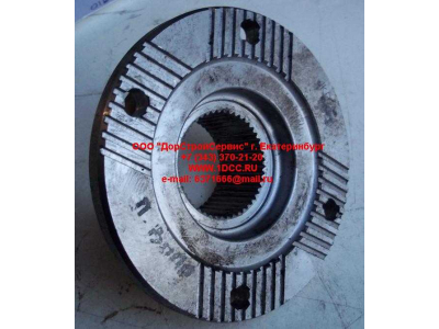Фланец проходного вала D-165, 4 отв., с насечками, низкий, мелкий шлиц H HOWO (ХОВО) RHAZ9114320205 фото 1 Таганрог