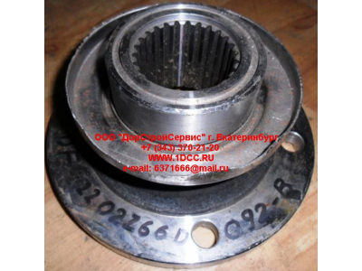 Фланец основного карданного вала DF DONG FENG (ДОНГ ФЕНГ) 2202Z66D-092B для самосвала фото 1 Таганрог