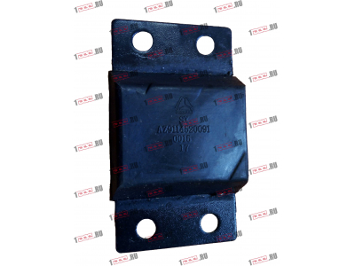 Подушка отбойная задней рессоры (4 отверстия) H HOWO (ХОВО) AZ9114520091 фото 1 Таганрог